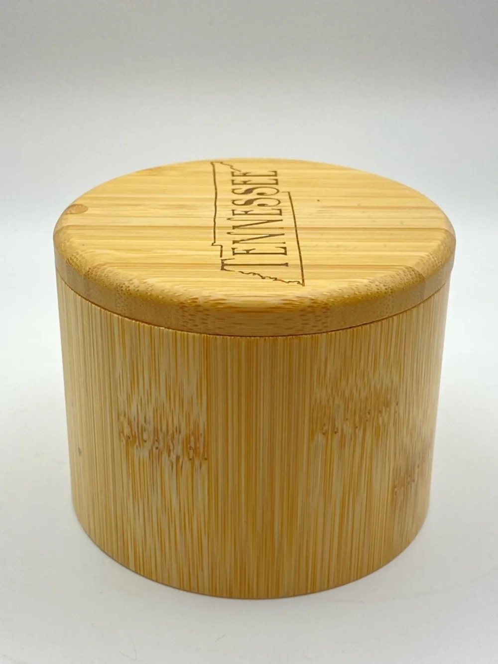 Totally Bamboo Salt Cellar 3.5” x 2.75” Tennessee Magnetic Closure Farmhouse